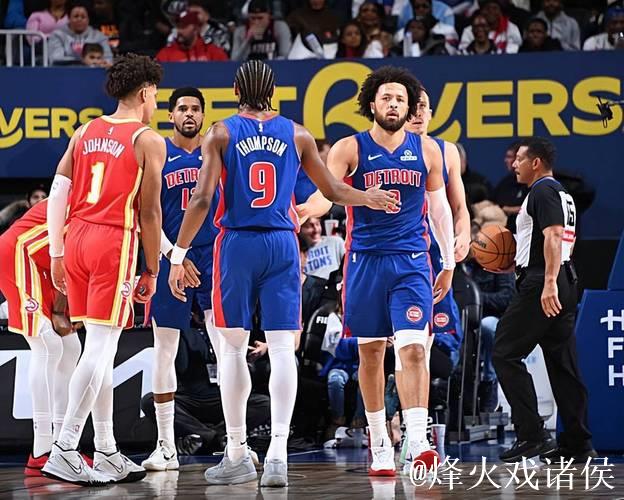 27分大胜老鹰，活塞稳居东部第一！杰伦19+11+11，连续3场砍下三双